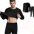 Thermal Underwear for Men - Ultra Soft Long - Heated Warm Hunting Gear Base Layers for Extreme Cold Weather