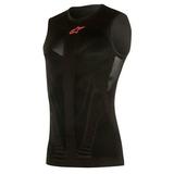 Alpinestars Tech Summer Mens MTB Base Layer Tank Top Black/Red MD/LG