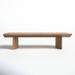 AllModern Statler Sled Coffee Table Wood in Brown | 14 H x 60 W x 32 D in | Wayfair 1B0A45F7F165441CA48DF6767CA8F487