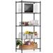 Prep & Savour Dekota 59.1" H x 23.2" W x 13.4" D Shelving Unit Wire/Metal | 59.1 H x 23.2 W x 13.4 D in | Wayfair CBBA422AF28244F796D35A1A219276B6