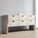 Latitude Run® Jermoind Accent Chest Wood in Brown/White | 29 H x 51 W x 18 D in | Wayfair 3883A1290E2A4319B57403FBA7E5E443