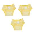 3Pack Baby Diapers Reusable Cloth Diaper Washable Mesh Pocket Nappy Newborn Summer Breathable Cotton Training Pants Panties