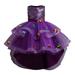 safuny Girls s Party Gown Birthday Dress Clearance Floral Sequin Lovely Comfy Fit Holiday Round Neck Mesh Tiered Ruffle Hem Vintage Sleeveless Princess Dress Purple 3-12Y