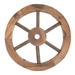 Wooden Wagon Wheel Wall Art Vintage Wood Wheel Wall Decor Decorative Wall Hanging