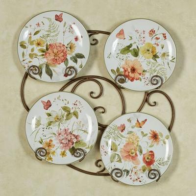 Natures Song Dinner Plates Multi Earth Set of Four, Set of Four, Multi Earth