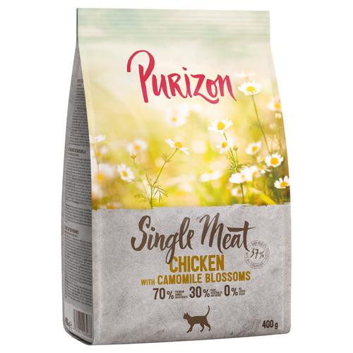 400g Single Meat Huhn mit Kamillenblüten Purizon Katzenfutter trocken