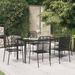 Ebern Designs Ozoda 6 - Person 63 L Outdoor in Black | 63 W x 31.5 D in | Wayfair 72BC31466FBD4CB8A18F3FE14A48A85D