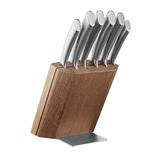 SCANPAN CLASSIC Knife Set Stainless Steel Handle 7pc Knife Block Set Stainless Steel in Gray | Wayfair 9001030700