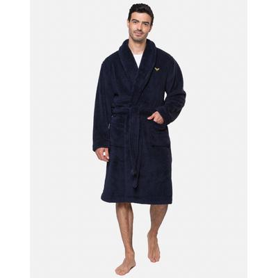 Navy Borg Dressing Gown