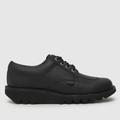 Kickers kick lo vegan flat shoes in black