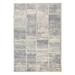 "Jordan Aly Light Blue Modern Geometric Area Rug 1'10"" x 2'11"" - Amer Rug JOR1110211"