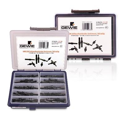 Herth+buss Elparts Reparatursortiment für Schlauchverbinder 3 - 6 mm - 60-tlg. [Hersteller-Nr. AS149] Image