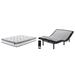 Signature Design by Ashley 10 Inch Bonnell PT Black/White 2-Piece Mattress Package