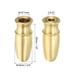 2set 1.6" Tall Brass Lamp Finials Lamp Shade Decoration Screw Cap Knob - Brass Tone