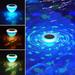 Floating Pool Lights Fish Pattern Swimming Pool Lights with 4 Colors Changing Waterproof Solar Pool Lights That Float Outdoor LED Glow Lights for Hot Bath Tub Pool Pond Spa