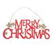HOMEMAXS 1pc Merry Christmas Pendant Xmas Letter Door Sign Xmas Tree Decoration