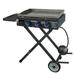 Razor Griddle Portable 3 Burner 30 000 BTU Gas Grill & Griddle Cart w/Shelf