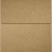 LUXPaper 4 x 4 Square Envelopes 70 lb. Grocery Bag Brown 1000 Pack