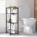 4 Tier Bathroom Storage Shelf Free Standing Floor Bookcase Plant Rack Organizer