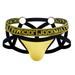 EHTMSAK Men s Athletic Jock Strap Underwear Male Supporters Jockstrap Briefs Bikini Yellow XL