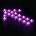 Submersible LED Light Waterproof Floral Tea Lights Bright Tea Lights Underwater Candle Light Battery Operated Flameless Tea Lights for Party Wedding 6/12/24/36/48 pcs