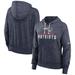 Women's Nike Navy New England Patriots Gym Vintage Lightweight Hooded Top