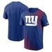 Men's Nike Royal New York Giants Yard Line Fashion Asbury T-Shirt