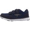 Sneaker KANGAROOS "K-BlueRun 701 B", Gr. 39, blau (navy), Textil, sportlich, Schuhe, mit Klettverschluss