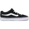 Sneaker VANS "CALDRONE", Gr. 43, schwarz, Leder, unifarben, sportlich, Schuhe, mit kontrastfarbenem Logobadge an der Ferse
