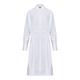 French Connection Women's Rhodes Sust Poplin Shirt Dress White