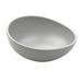 GET B-1200-LG Riverstone 8 oz Round Melamine Side Dish/Soup Bowl, Light Gray