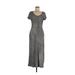 Style&Co Casual Dress - A-Line: Gray Dresses - Women's Size Medium