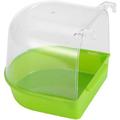 PEACNNG Bird Bath Bathtub Bath Box Bird Cleaning Transparent Tub Parrot Bath Tub Peony Bird And Other Small Birds Clean With Bath Tub.