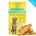 LIFEVIO Himalayan Yak Cheese Dog Chews - Natural Long Lasting Milk Bone Dog Treats - Medium 2.5 Oz (10 Pack)