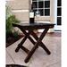 Rosecliff Heights Brently Folding Adirondack Wooden Outdoor Side Table Wood in Brown | Wayfair E5B31945E5BD4B2086231588D3C59D56