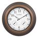 La Crosse Clock 433-3256A 21-Inch Marcella Metal Atomic Analog Clock