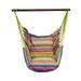 Arlmont & Co. Dijonay Chair Hammock Cotton in Orange/Green/Blue | 61 H x 50 W x 51 D in | Wayfair D2791D0DBA9F47A79309DB2C6599374C