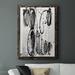 Ivy Bronx Alois Gray Scribbles II - Single Picture Frame Print on Canvas Canvas, Solid Wood in Black/Gray | 43.5 H x 31.5 W x 1 D in | Wayfair