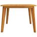 Red Barrel Studio® Jyah 0 L x Outdoor Table Wood in Brown/White | 43.3" W x 43.3" L x 29.5" H | Wayfair A6DD057B17284EB0ABFBFAF23B19CA75