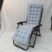 House of Hampton® 1 - Piece Outdoor Seat/Back Cushion Polyester in Gray/Blue | 3.9 H x 20 W x 51 D in | Wayfair 887CCC0B088E4B8BA42F7E6709FC6ED8