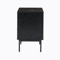 Latitude Run® Lynal Nightstand Wood/Metal in Black/Brown | 25.2 H x 19.7 W x 15.7 D in | Wayfair F6B38D3D26C64F888FB025630FE75898