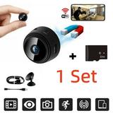 JFY Mini Camera WiFi Small Wireless Video Camera Full HD 1080P Night Vision Motion Sensor Video Detection Security Nanny with Card