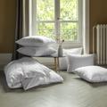 Oreiller rectangulaire mi-ferme duvet de canard blanc 50 x 70 cm