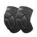 Sonbest Sports Anti-Collision Knee Protectors Breathable Non-Slip Bicycle Outdoor Knee Pads for Basketball Skiing Riding Skating Knee Support Brace Guard Elbow 1 Pair Black