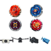 Beyblade 4-Pack Storm Pegasus 105RF BB-28 Dark Bull H145SD BB-40 Dark Cancer CH120SF Phantom Orion B:D BB-118 Beyblades Toys + 1 Free Launcher