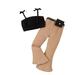 Rovga Outfits For Toddler Girls Little Child Baby Sets Summer Black Suspenders Top Brown Solid Color Flared Pants Belt Waist Bag 4Pc