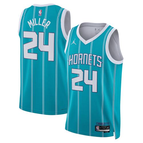 Charlotte Hornets Jordan Brand Icon Edition Swingman-Trikot – Blaugrün – Brandon Miller – Unisex