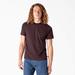 Dickies Men's Skateboarding Striped T-Shirt - Fired Brick Stripe Size M (WS069)