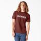 Dickies Men's Skateboarding Logo T-Shirt - Fired Brick Size M (WSSK21)