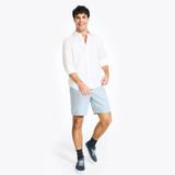 Nautica Men's Sustainably Crafted 8.5" Pleated Short Noon Blue, 38W